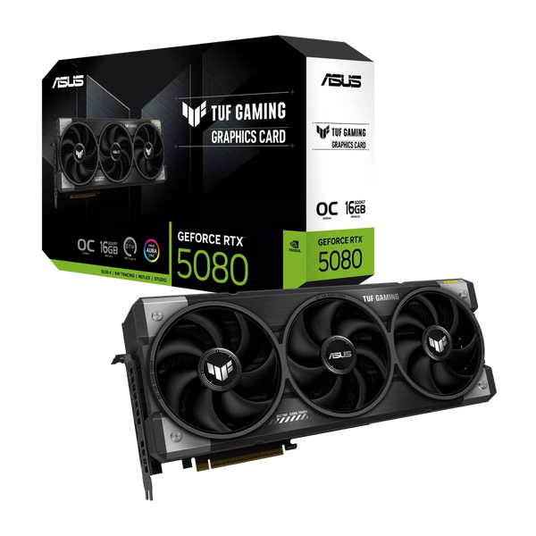 ASUS TUF Gaming GeForce RTX 5080 GPU Vaizdo Plokštė | 16GB, GDDR7, OC Edition