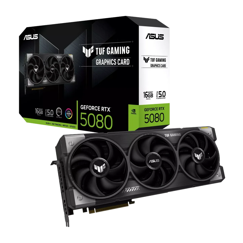 ASUS TUF Gaming GeForce RTX 5080 GPU Vaizdo Plokštė | 16GB, GDDR7