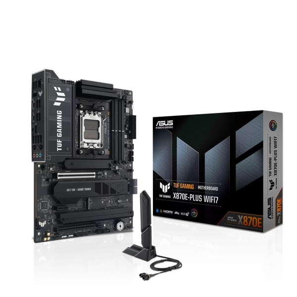 ASUS TUF GAMING X870E-PLUS WIFI7 Pagrindinė Plokštė | ATX, AM5, DDR5