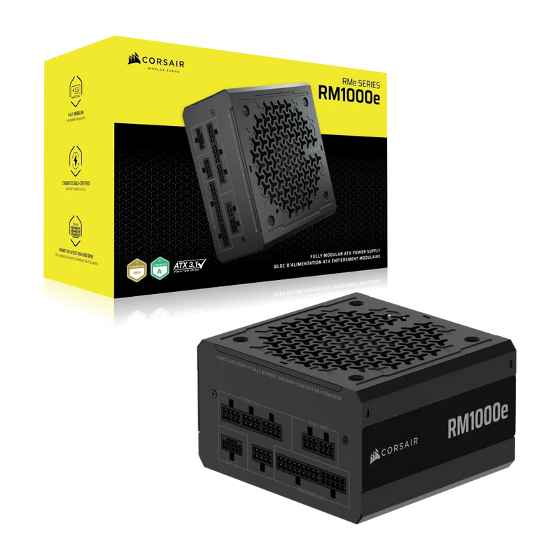 Corsair RMe Series RM1000e PSU Maitinimo Blokas | 1000W, 80 Plus Gold