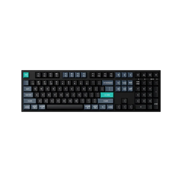 Keychron B36 Wireless Belaidė Klaviatūra | Deep Black, Membraninė