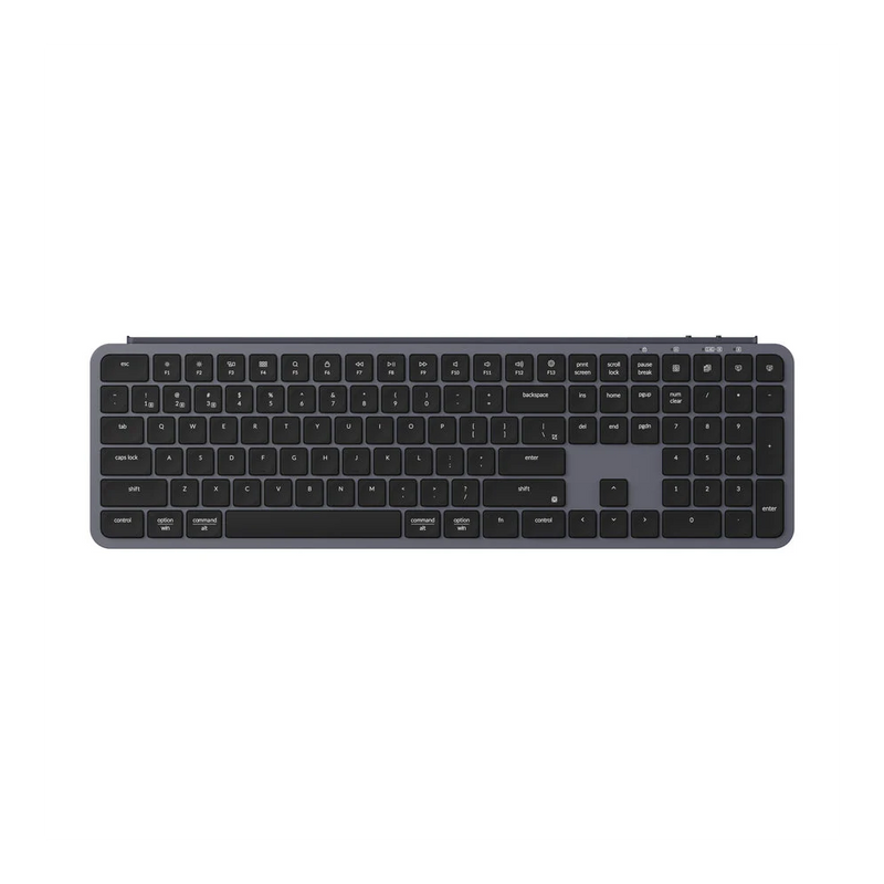 Keychron B6 Pro Wireless Belaidė Klaviatūra | Space Grey, Membraninė