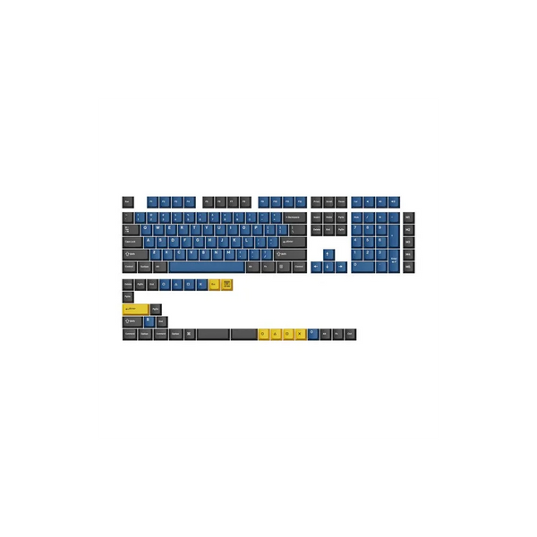 Keychron Double Shot Cherry PBT Full Keycap Set | Blue Black Yellow