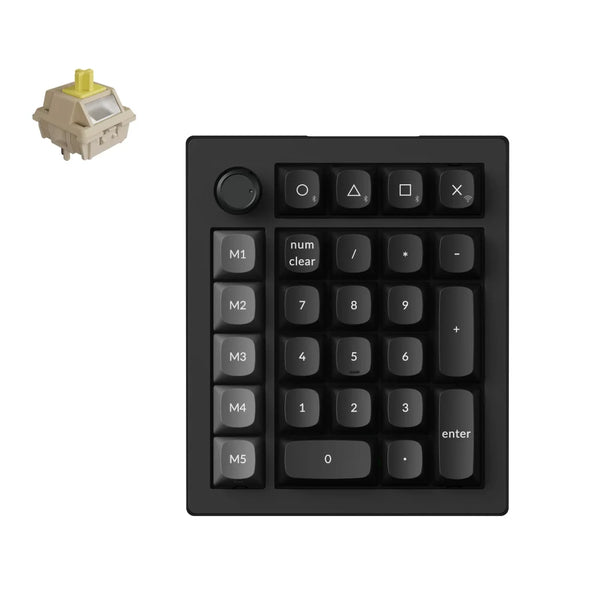 Keychron V0 Ultra Wireless Belaidė Žaidimų Klaviatūra | Black, Silk POM Banana