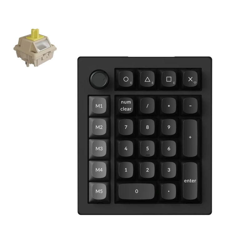 Keychron V0 Ultra Wireless Belaidė Žaidimų Klaviatūra | Black, Silk POM Banana