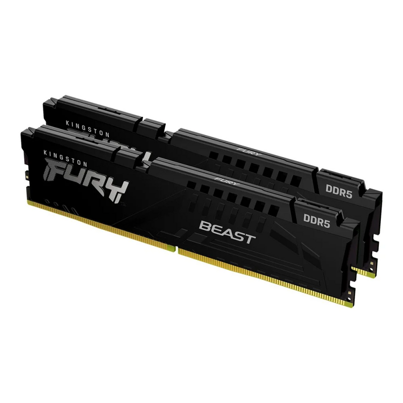 KINGSTON FURY Beast 32GB DDR5 RAM Atmintis | 5600 MT/s, CL36, 2x16GB, Black