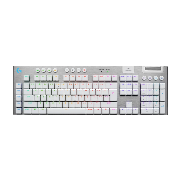 Logitech G915 X LIGHTSPEED Wireless Belaidė Žaidimų Klaviatūra | White, GL Tactile Brown