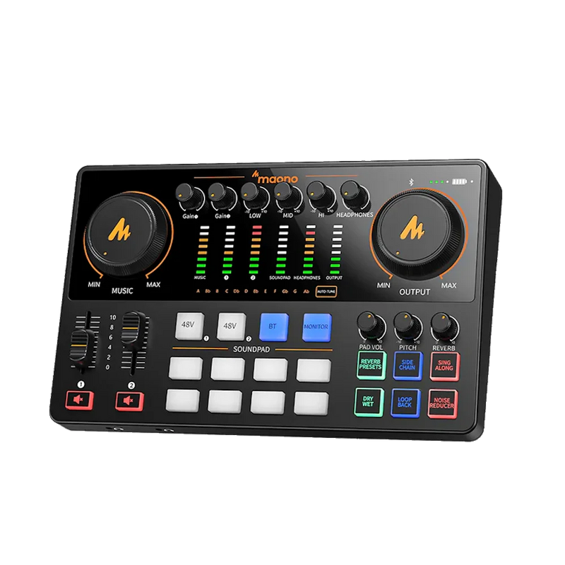 maono Caster E2 Gen 2 Audio Mixer & Interface Garso Plokštė | Black