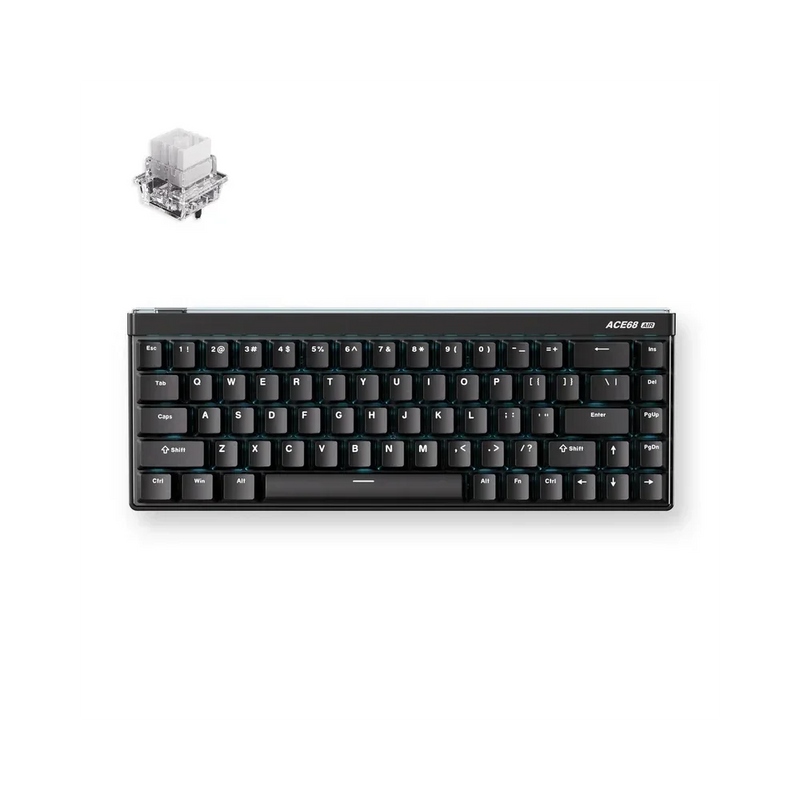 MCHOSE Ace 68 Air Žaidimų Klaviatūra | Aurora Black, Mount Tai GT
