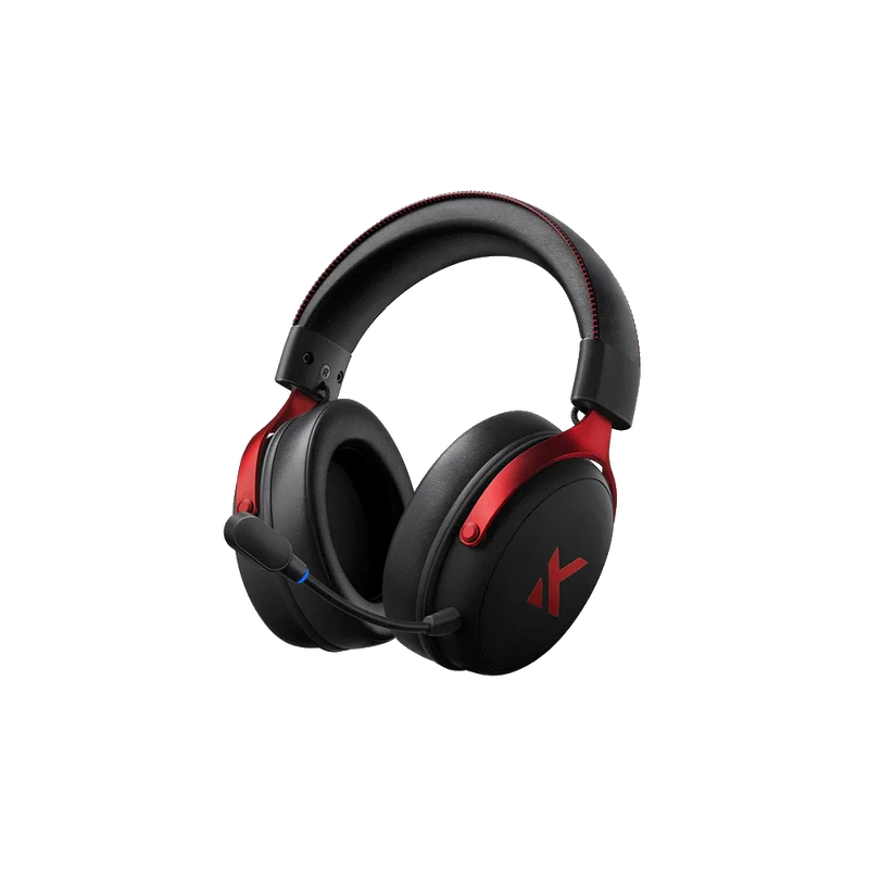 MCHOSE V9 Pro Wireless Belaidės Žaidimų Ausinės | Black Red