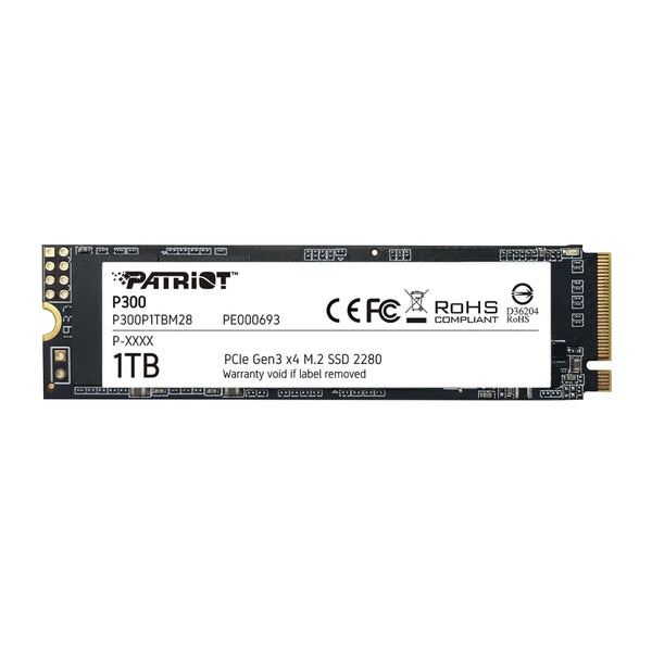 PATRIOT P300 SSD Atmintis | 1TB, m.2 NVMe