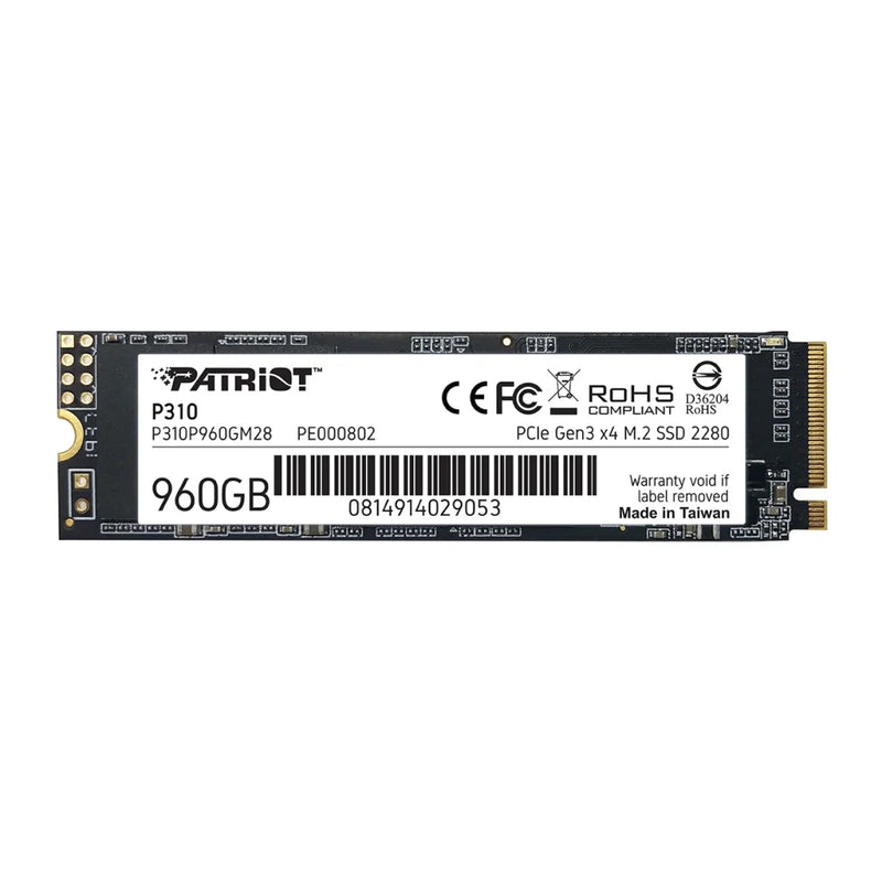 PATRIOT P310 SSD Atmintis | 960GB, m.2 NVMe