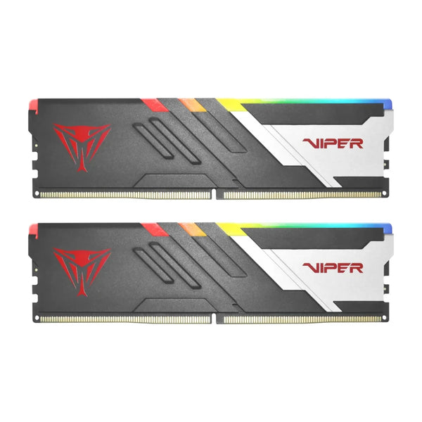 VIPER Gaming Venom 32GB DDR5 RAM Atmintis | 6000 MT/s, CL36, 2x16GB, Black/Red, RGB