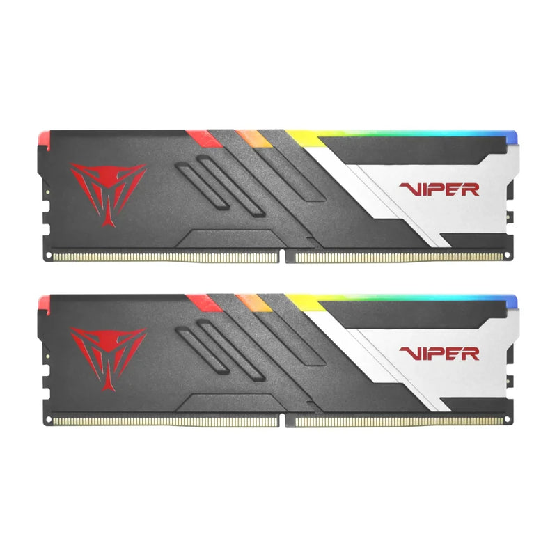 VIPER Gaming Venom 32GB DDR5 RAM Atmintis | 6000 MT/s, CL36, 2x16GB, Black/Red, RGB