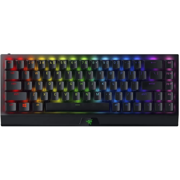 RAZER BlackWidow V3 Mini HyperSpeed Wireless Belaidė Žaidimų Klaviatūra | Black, Green Clicky
