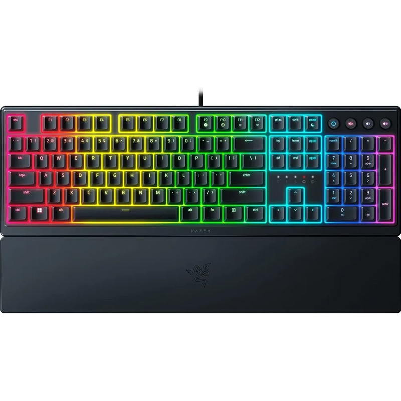 RAZER Ornata V3 Žaidimų Klaviatūra | Black, Membraninė