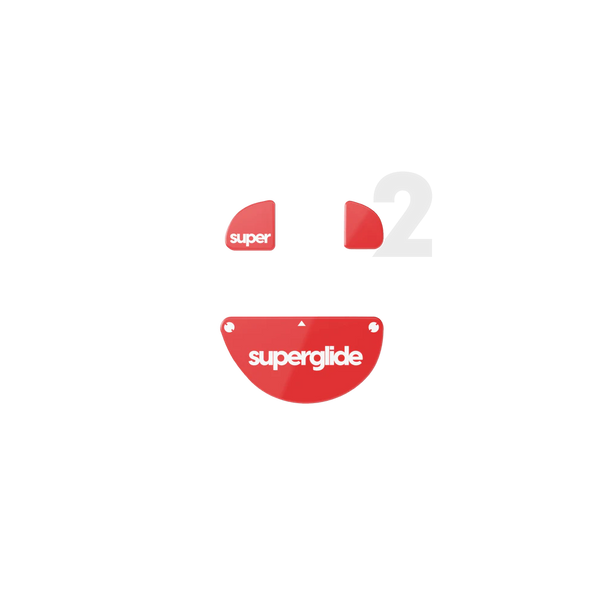 Superglide 2 Type-C Mouse Feet | Red, BenQ Zowie EC1-CW & EC2-CW & EC3-CW