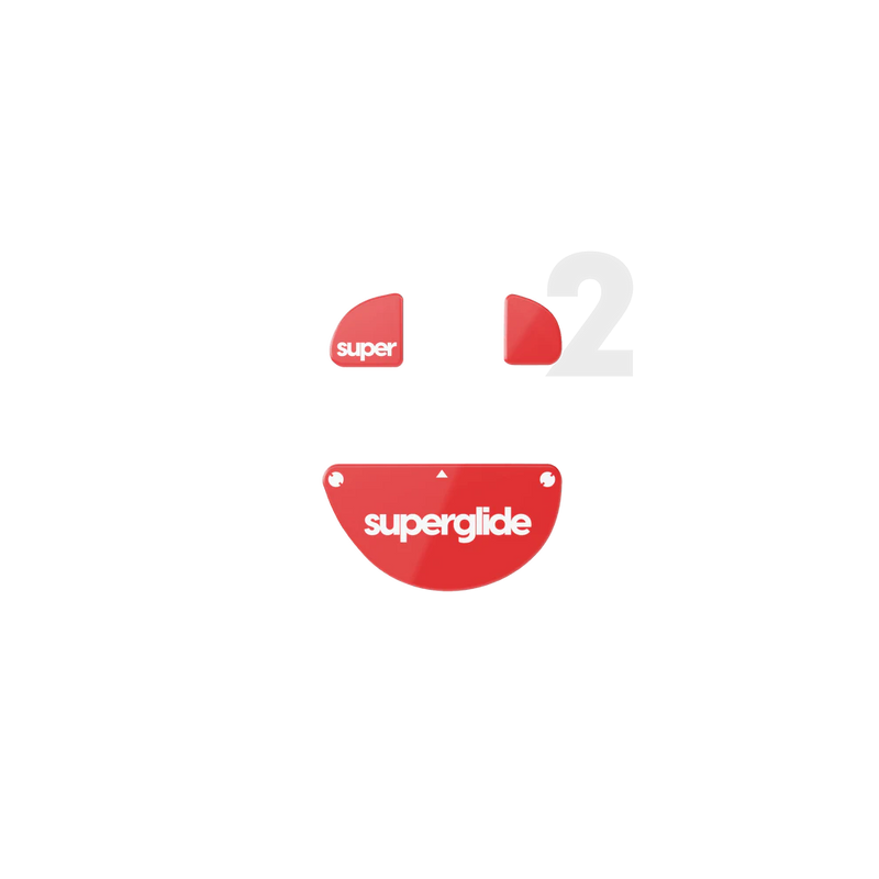 Superglide 2 Type-C Mouse Feet | Red, BenQ Zowie EC1-CW & EC2-CW & EC3-CW