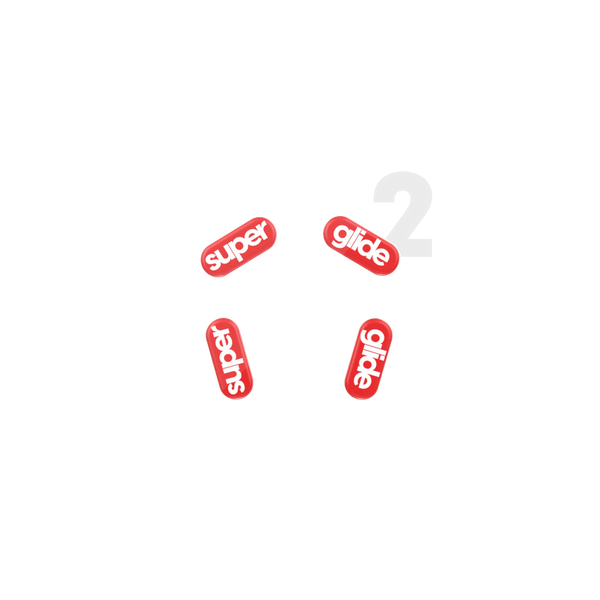 Superglide 2 Type-C Mouse Feet | Red, Logitech G304 & G305