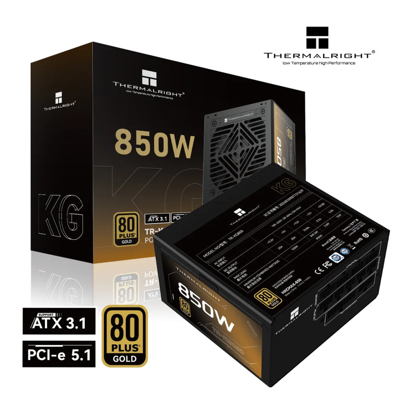 Thermalright KG-850 PSU Maitinimo Blokas | 850W, 80 Plus Gold