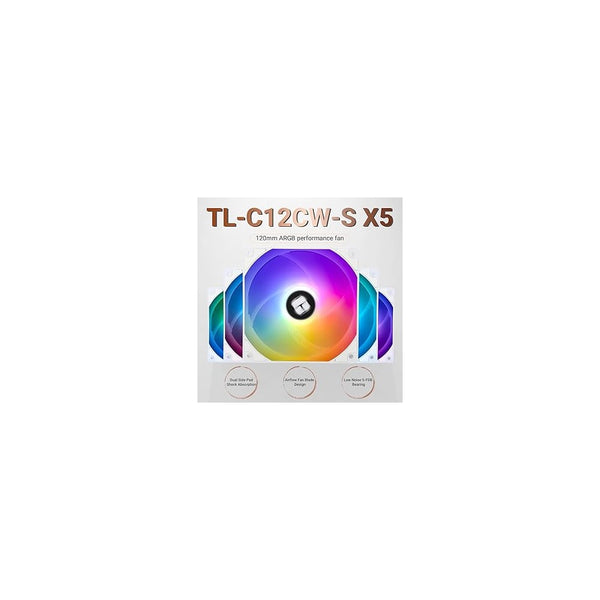Thermalright TL-C12CW-S X5 Ventiliatoriai | White