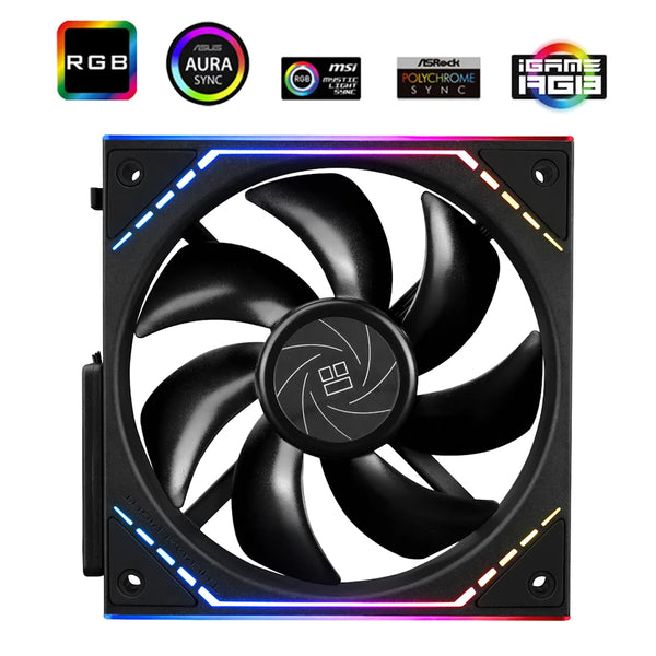 Thermalright TL-M12Q PWM ARGB Ventiliatorius | Black