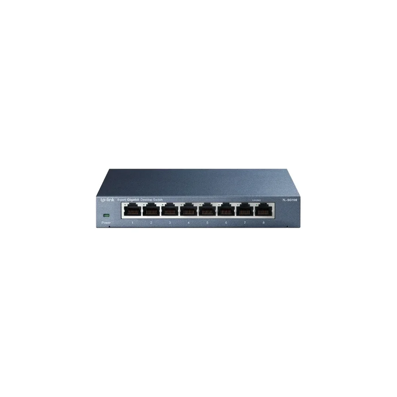 TP-LINK TL-SG108 8-Port 10/100/1000Mbps Desktop Switch Komutatorius