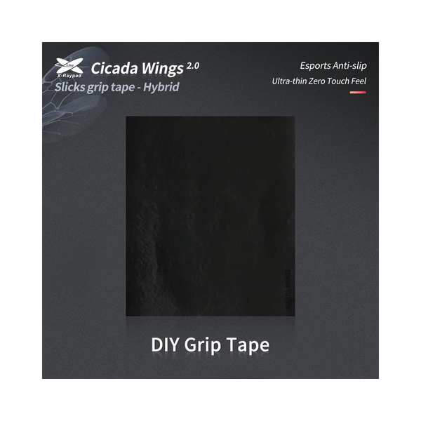 X-raypad Cicada Wings V2 Grip Tape | Black, 1x, DIY Universal
