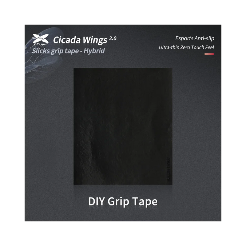 X-raypad Cicada Wings V2 Grip Tape | Black, 1x, DIY Universal
